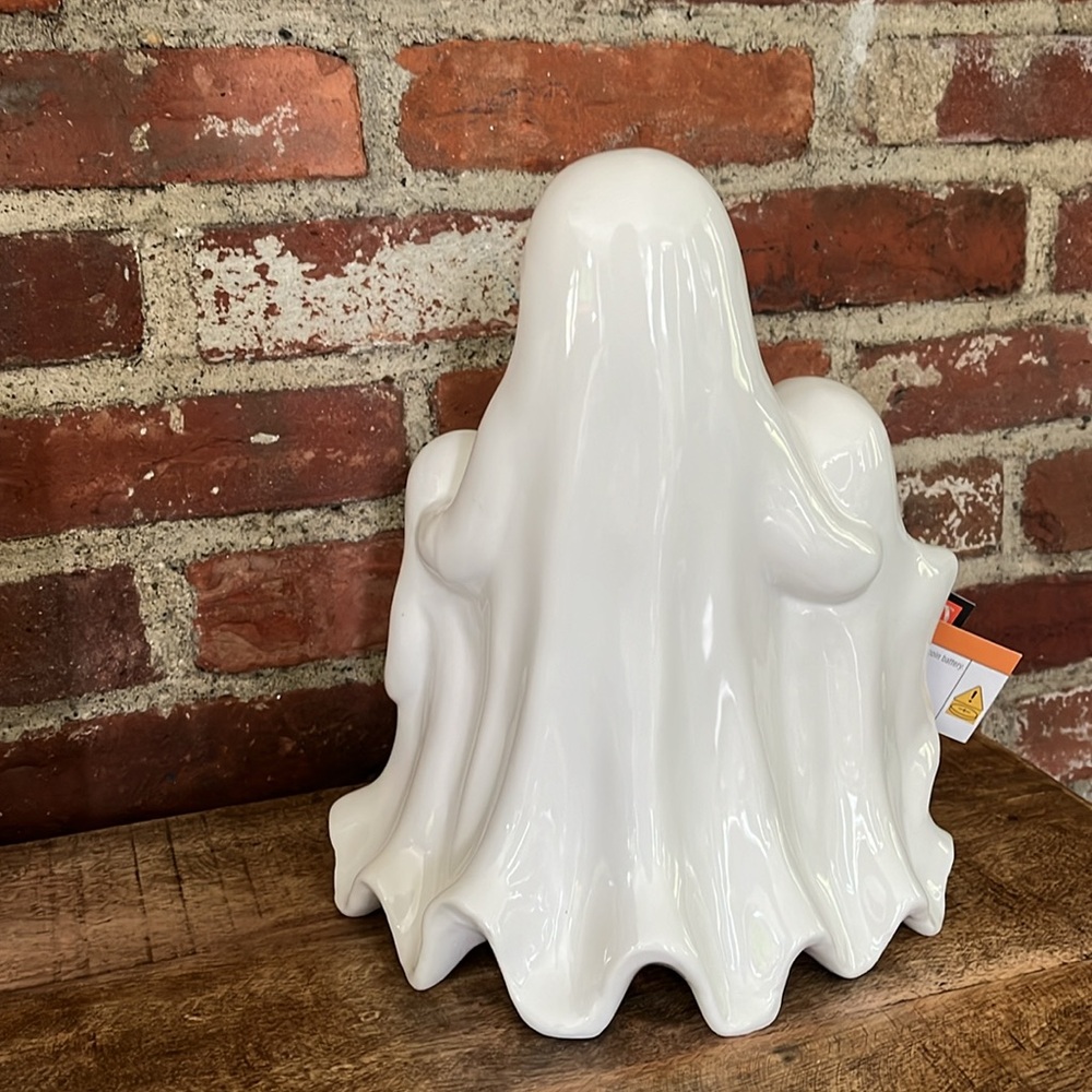 Hallowed Home set of three decorated light up ghosts so cute great for Halloween - Picture 3 of 3